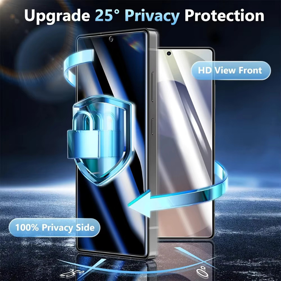 Samsung Galaxy S26 S25 S24 S23 S22 S21 Ultra Plus Displayschutz Set: Staubfreie Installation, wählbar als Privacy Anti-Spy oder HD Glas, transparent - Bild 3