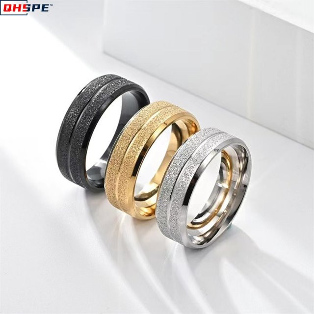 QHSPE Herrenring Gold, 8 mm - Bild 1