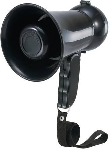 SpeaKa Professional CS-882 Megaphon mit Haltegurt in Schwarz - Bild 1