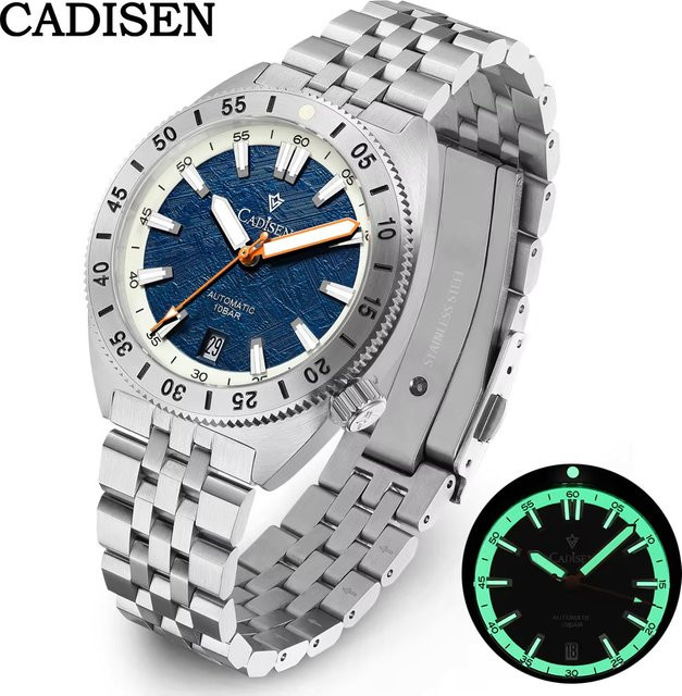 CADISEN Armbanduhr Automatik, Edelstahl, Saphirglas, Herren - Bild 1