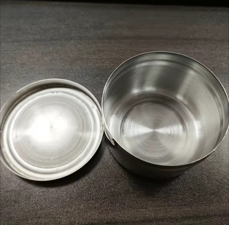 Denilk Medizinischer Alkoholbehälter mit Deckel und Desinfektionsgefäß in Silber - Bild 2