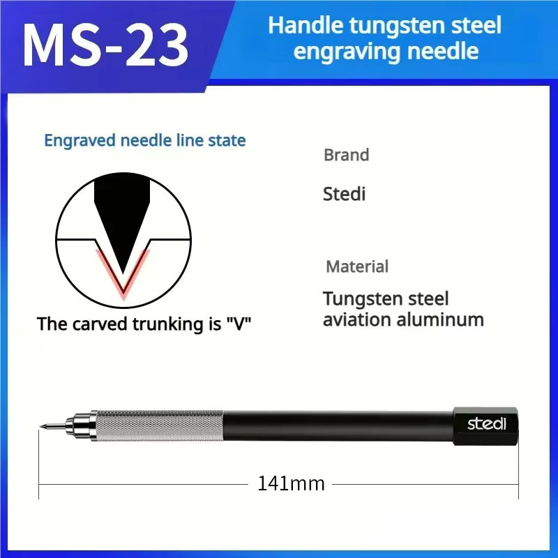 Stedi Gundam MS-23 Linie Nadel, Modellbau Werkzeuge, Metall, Schwarz - Bild 4