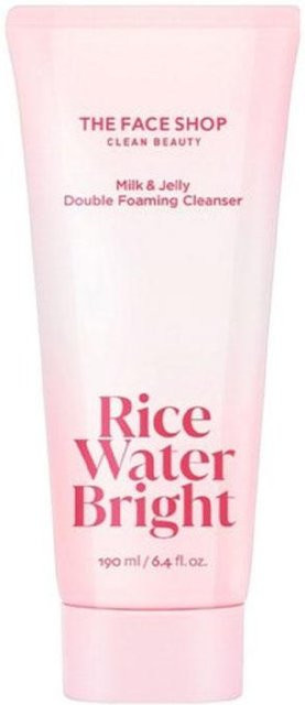 The Face Shop Rice Water Bright Reinigungsmilch & Schaum, 190 ml, Empfindliche Haut - Bild 1