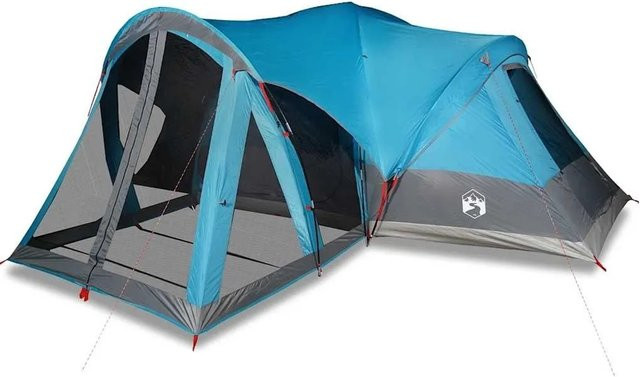 Furnicato Familienzelt Tipi Blau H x B x T: 196 x 490 x 459 cm - Bild 1