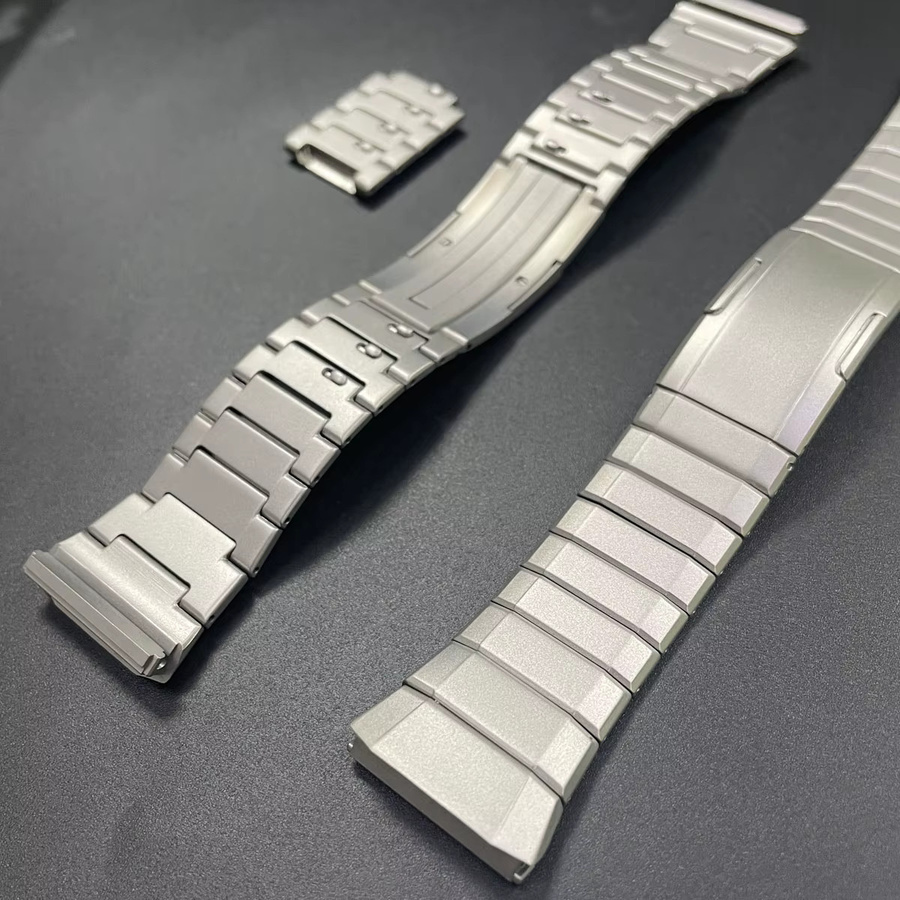 Uhrenarmband Titan, Silber, für Huawei Watch GT6 GT5 Pro 46 mm - Bild 2