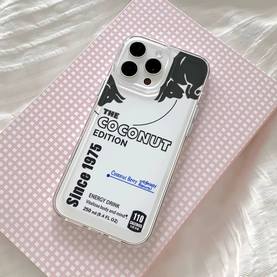 Potdemiel Handyhülle mit Kuhmuster und transparenter Rückseite für iPhone Modelle in Multicolour - Bild 1
