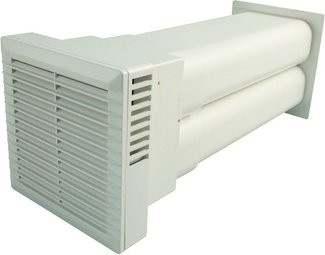 MARLEY Duo Abluft- und Zuluftsystem in Weiß aus Kunststoff - Bild 1