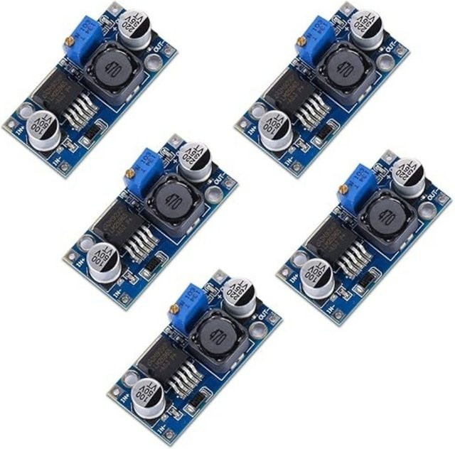 AOKIN LM2596 DC-DC Buck Converter Step Down Modul Spannung Regler Blau - Bild 1