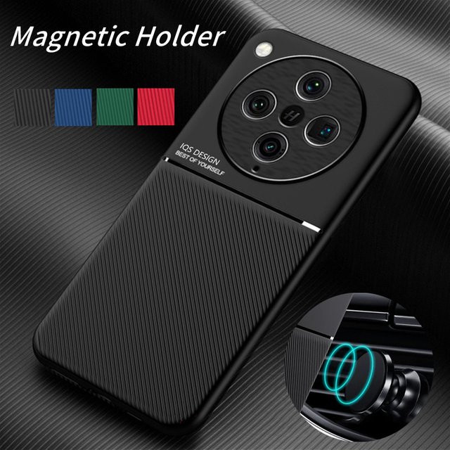 Robuste und rutschfeste Schutzhülle für OPPO Find X8 Pro 5G mit magnetischem Saughalter in Schwarz oder Grün - Bild 1