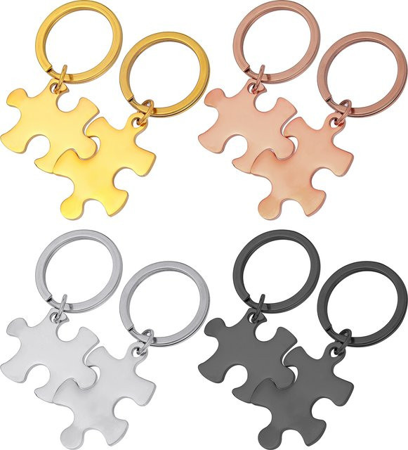 Amerixun Schlüsselanhänger, Puzzle, Buchstaben, Unisex - Bild 1
