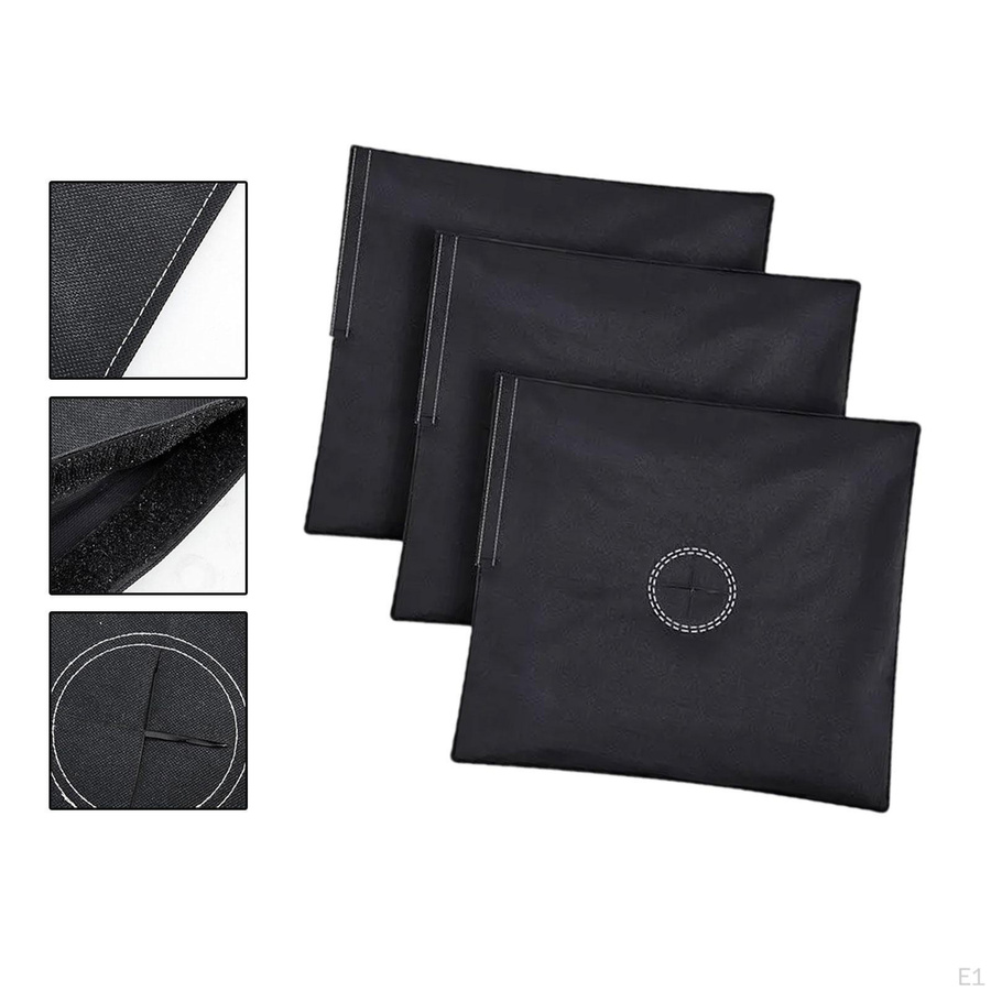 3er Set Sandsack Gewichtstaschen aus Canvas für Pavillons, Sonnenschirme und Beachflags, B/H: 18 x 19 cm - Bild 2