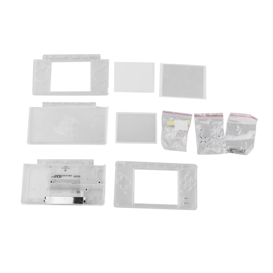 Transparentes Ersatzgehäuse Shell Case Reparaturset für Nintendo DS Lite NDSL - Bild 2