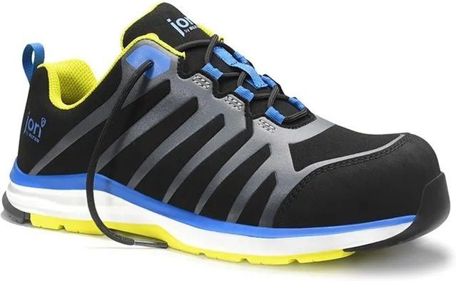 Elten Sicherheitshalbschuh Jo RAPID BLUE YELLOW Low ESD S3S in Blau und Gelb, Größe 36 - Bild 1