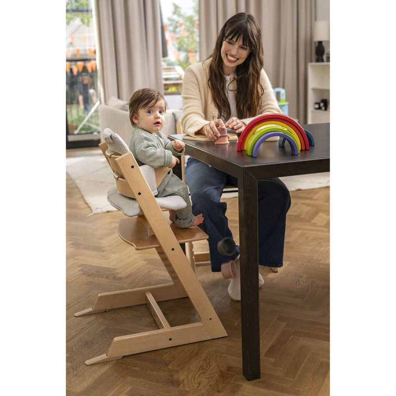 Stokke Tripp Trapp Treppenhochstuhl aus Buchenholz in Braun - Bild 2