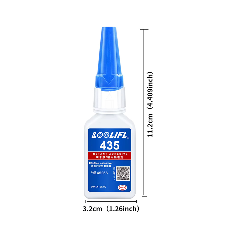 LOOLIFL Superkleber 20g Cyanacrylat-Flüssigkleber für Leder, Gummi, Holz und Metall - Bild 7