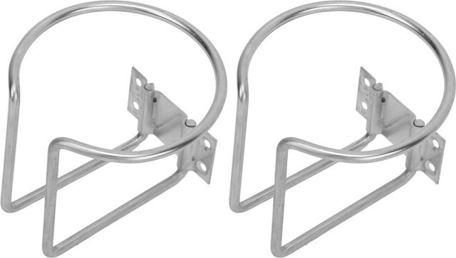 2er-Set Igeteck Getränkehalter aus rostfreiem Edelstahl, wasserdicht und wandmontiert, Farbe: Grau/Silber - Bild 1