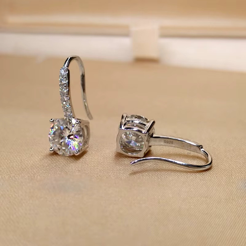 Joyce jelly Ohrringe, Moissanit Diamant, Roségold, Damen - Bild 1