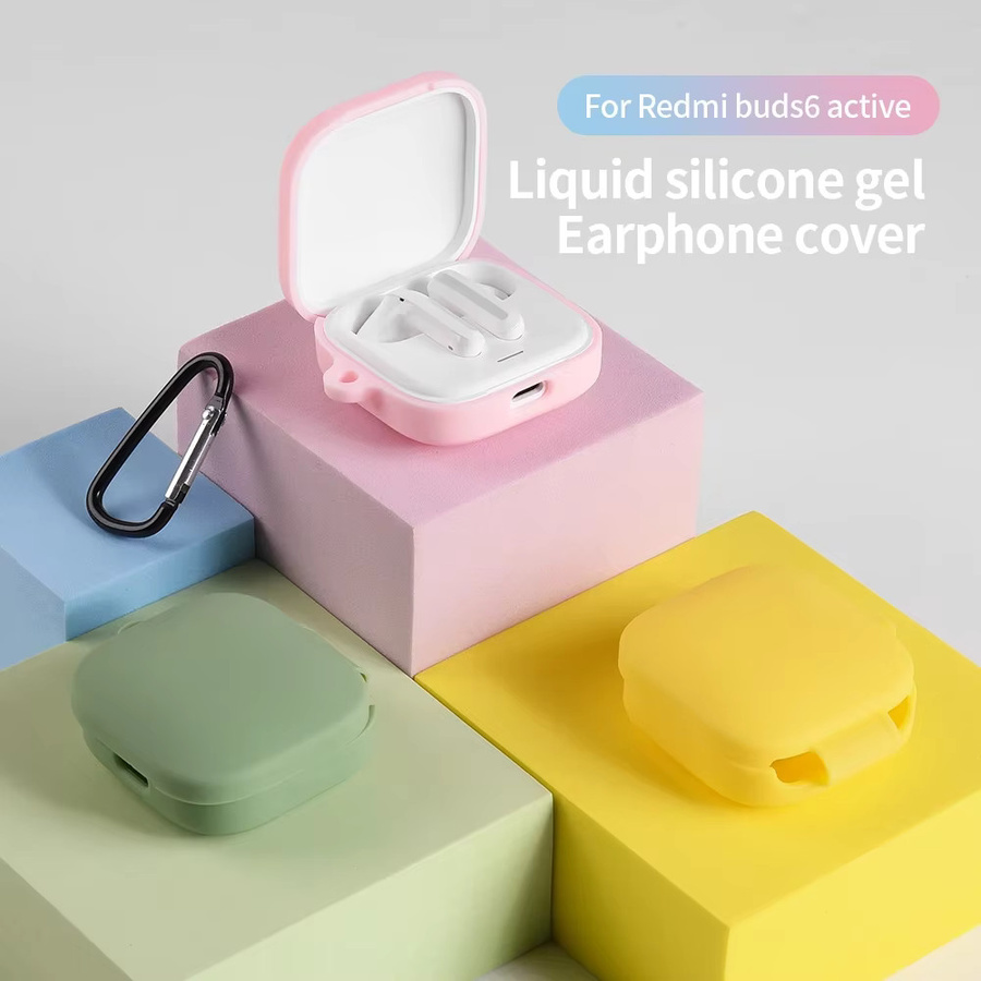 Schutzhülle für Xiaomi Redmi Buds 6 Active Bluetooth Wireless Headset Case Anti-Fall Box - Bild 2