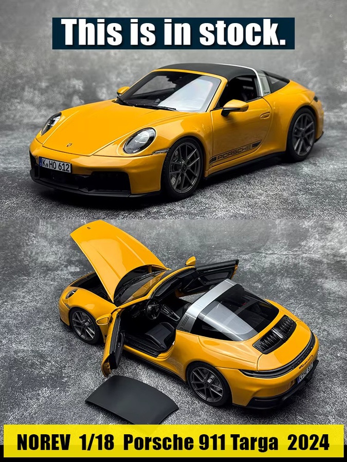 NOREV 2024 Modell Porsche 911 964 Carrera Targa 4 GTS, Automobilmodell, 1:18, Metall - Bild 3