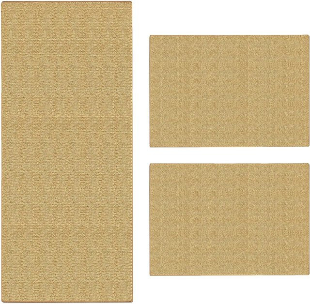 Karat Sisal-Bettumrandung Sylt 3-teilig in Natur Beige - Bild 1