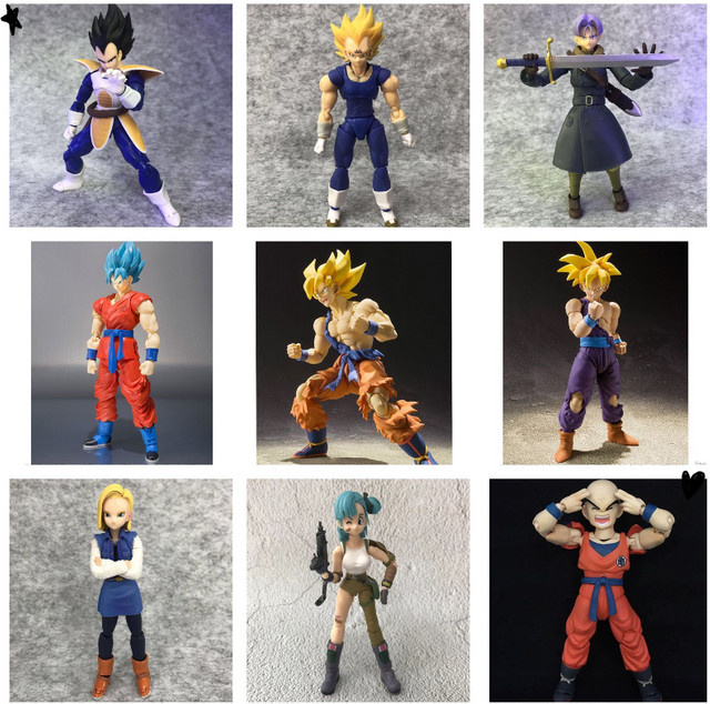 Bandai Dragon Ball, Wukong, Vegeta, Frieza, Yasai, bewegliche Figur, Ornamentmodell - Bild 1