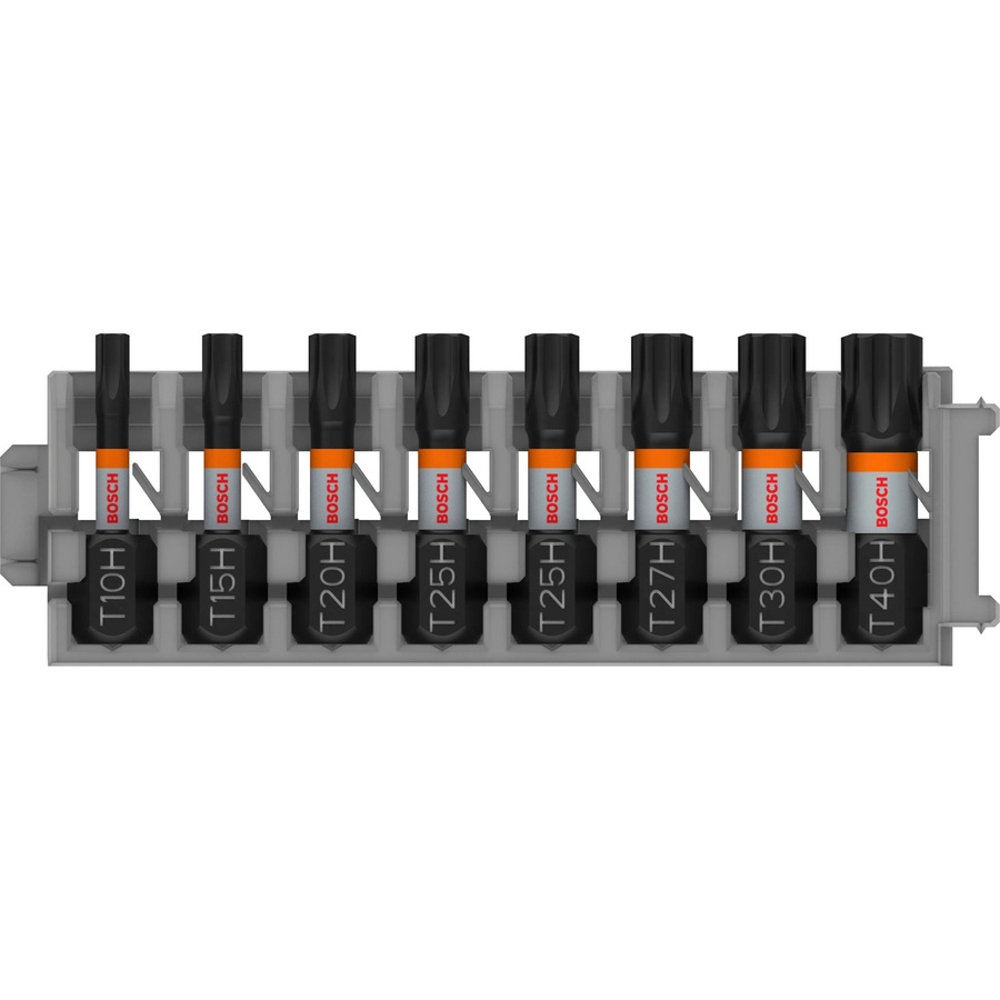 Bosch Torx Security Pro Impact Bit-Set, 8-teilig, schwarz-grau - Bild 2