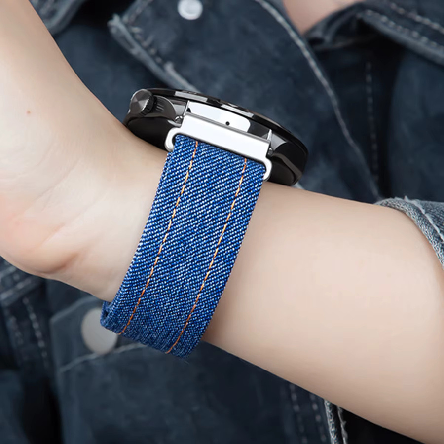 CHIICSMART Uhrenarmband Canvas, Blue, Vintage - Bild 4