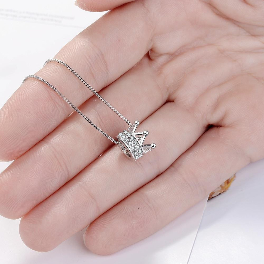 YIRAN Jewelry Halskette 925 Silber, Zirkonia, Damen - Bild 2