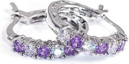 Ohrhänger 925 Silber, Edelsteine, Damen - Bild 1