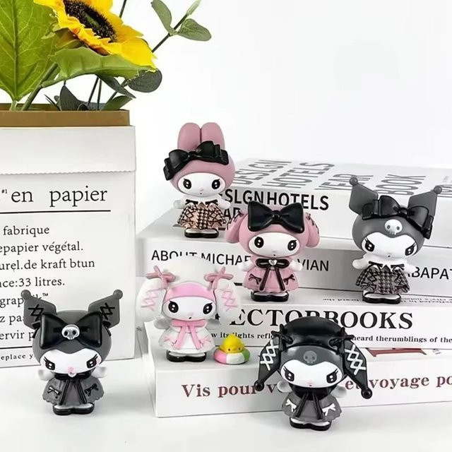 Sanrio Kulomi Actionfiguren, Puppen, Einzelfigur, 4cm - Bild 1