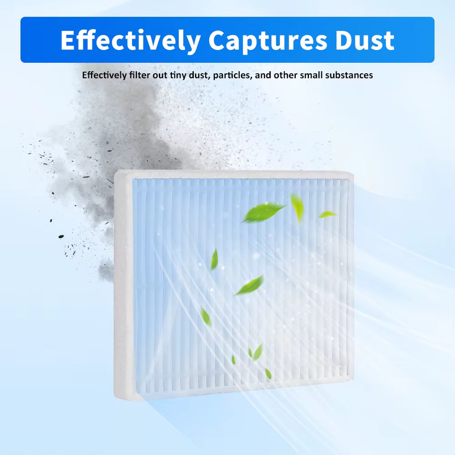 WINDNINJA HEPA-Filter für Xiaomi Roboterstaubsauger 3C Plus 3C Enhanced C103 E12 E10 E10C B112 D106 S20, waschbar, weiß - Bild 2