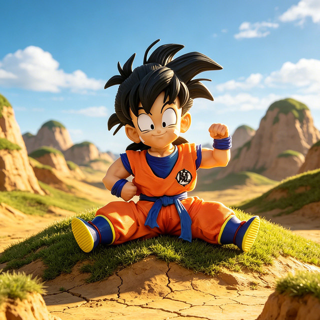 Bandai Dragon Ball Z Kid Gohan, Actionfigure, Kunststoff, 12 cm - Bild 1