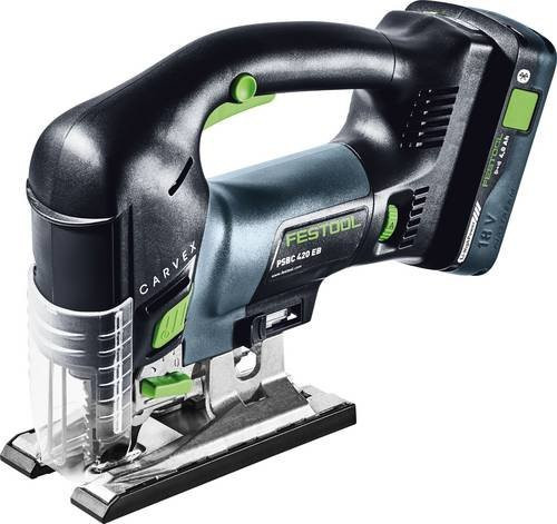 Festool Akku-Pendelhubstichsäge PSBC 420 HPC 4,0 EBI-Plus CARVEX in Grau mit 18V Akku - Bild 1