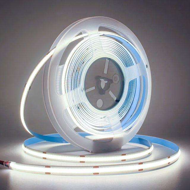 Oraymin COB-LED-Streifen 5 m, 24 V, 4000 K kühles weißes Licht, selbstklebend - Bild 1