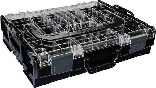 Sortimo L-BOXX 102 Werkzeugkasten unbestückt aus Kunststoff, Schwarz und Transparent, B/T/H: 35,8 x 44,5 x 11,8 cm - Bild 1