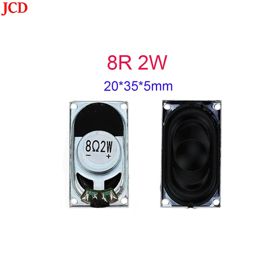 Jcd Lautsprecher Horn für Monitor, TV und Notebook, 2 Watt, 8 Ohm, Maße: 20 x 35 mm, 20 x 40 mm oder 50 x 30 mm - Bild 1