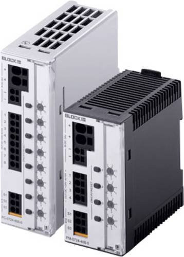 Block PM-0824-240-0 Elektronischer Schutzschalter 24 V/DC 6A mit 4 Ausgängen in Grau - Bild 1