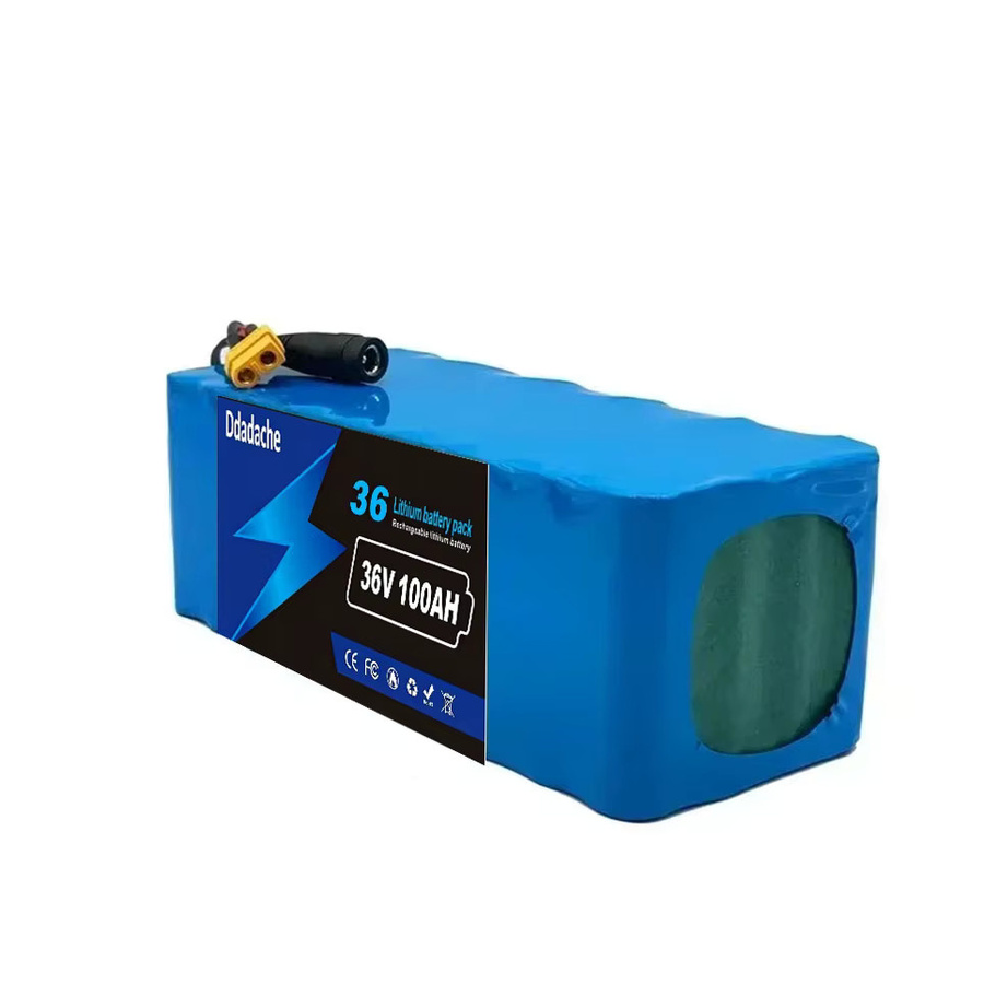 10S4P 100 Ah Lithiumbatterie 36 V mit BMS und XT60-Buchse in Blau für Fahrräder und Elektroroller inklusive Ladegerät - Bild 4