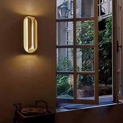 DCW Éditions Rosalie Wandleuchte LED in Nickel, Durchmesser: 40 cm - Bild 1