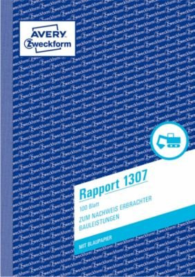Avery Zweckform Rapport Nr. 1307 Etiketten in Weiß - Bild 1