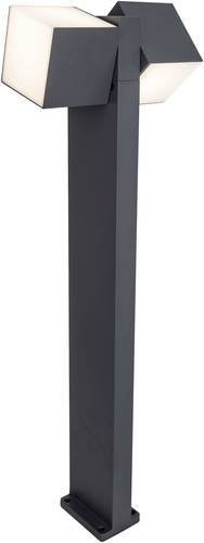 Lutec CUBA LED-Außenstandleuchte Poller Dunkelgrau 24.4W - Bild 1