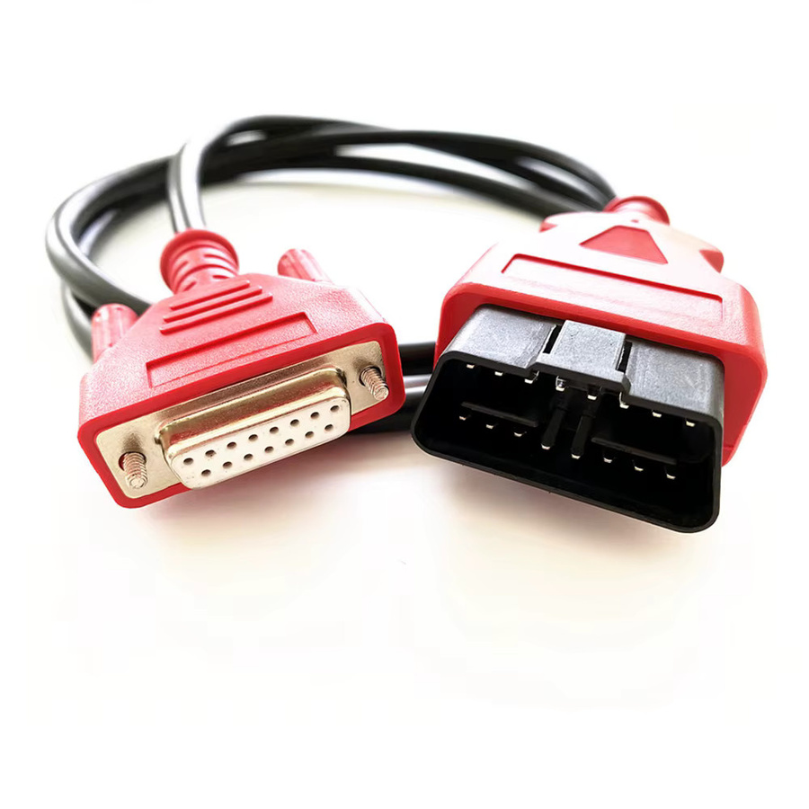 Autel OBD2 Haupttestkabel J2534 Adapter für MaxiSys MS908 Pro, DS708, MS906, MS905 und MS808, 16-Pin Auto Diagnose Tool, Rot - Bild 2