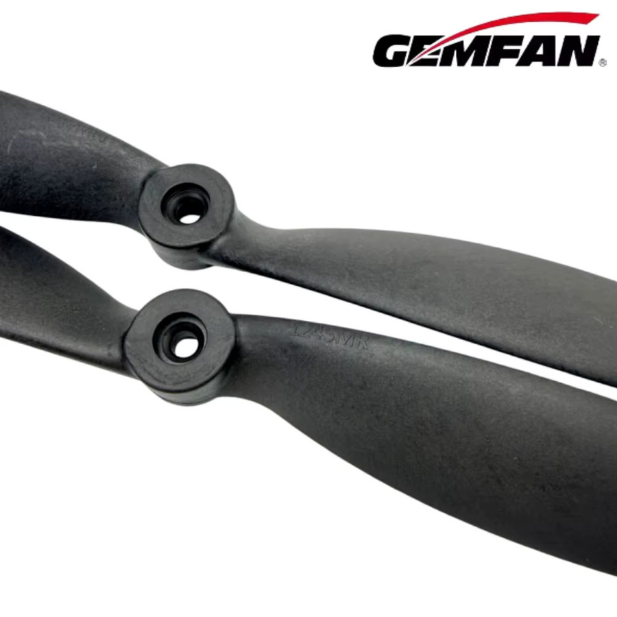 Gemfan Propeller, 1 Paar, Kohlefaser-Nylon, Schwarz - Bild 3