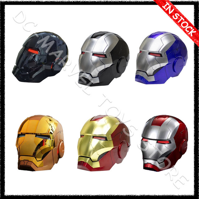 Bandai Marvel Iron Man Autoking 1/1 Mk5 Helm, Automatische Helmmaske, mit LED-Licht, Fernbedienung und Sprachsteuerung - Bild 1