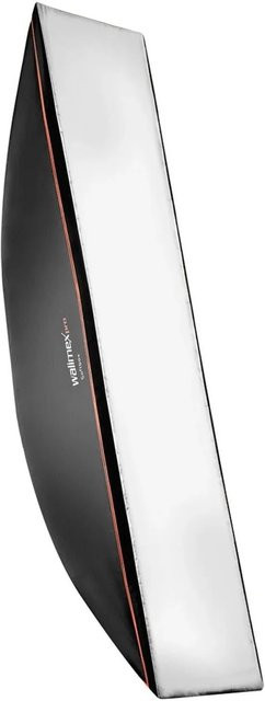 Walimex Pro Softbox Orange Line mit 360 Grad Diffusoren und Tasche, Farben: Orange, Silber, Schwarz, B/H: 40 x 180 cm - Bild 1