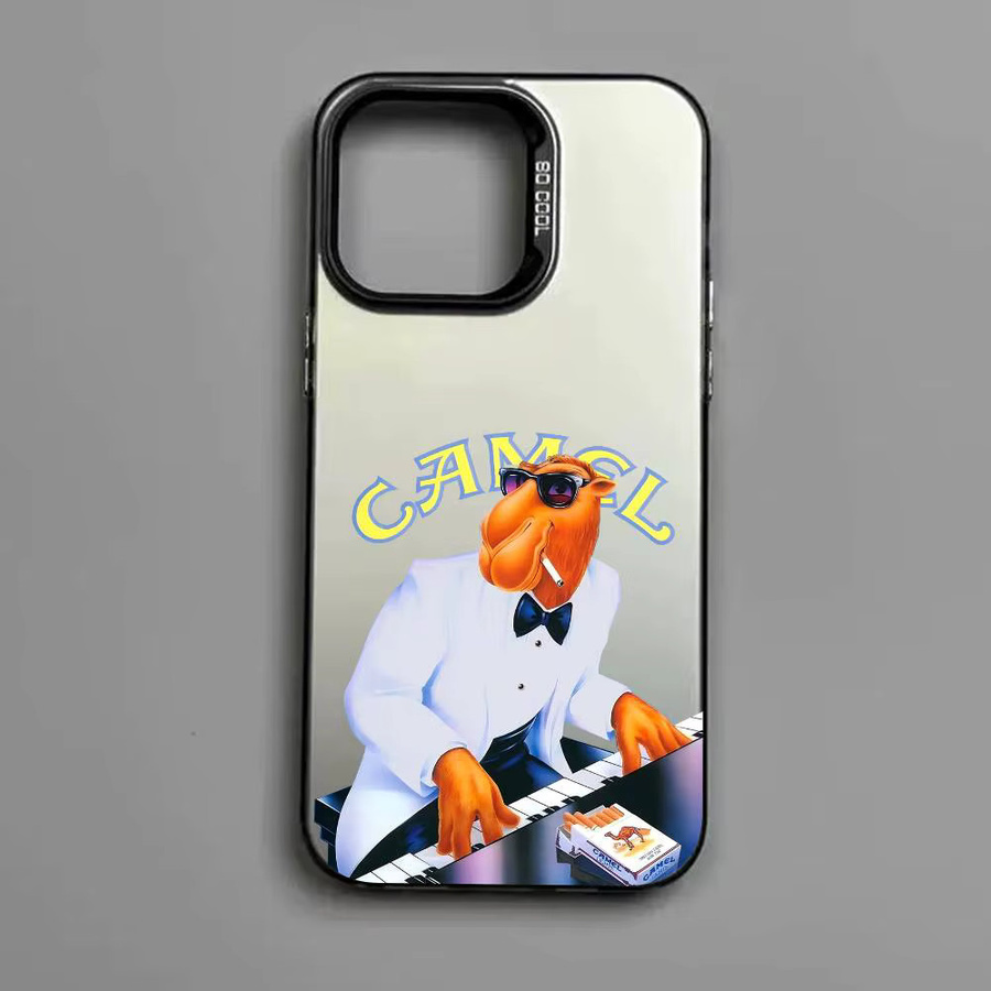 Stoßfeste Handyhülle im Vintage Kamel Zigaretten Design für Apple iPhone 11 bis iPhone 17 Pro Max, matt, Multicolor - Bild 5