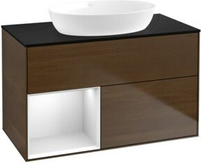 V&B Waschtischunterschrank Finion 100 in Weiß lackiert, B/T/H: 100 x 50,1 x 50,1 cm - Bild 1