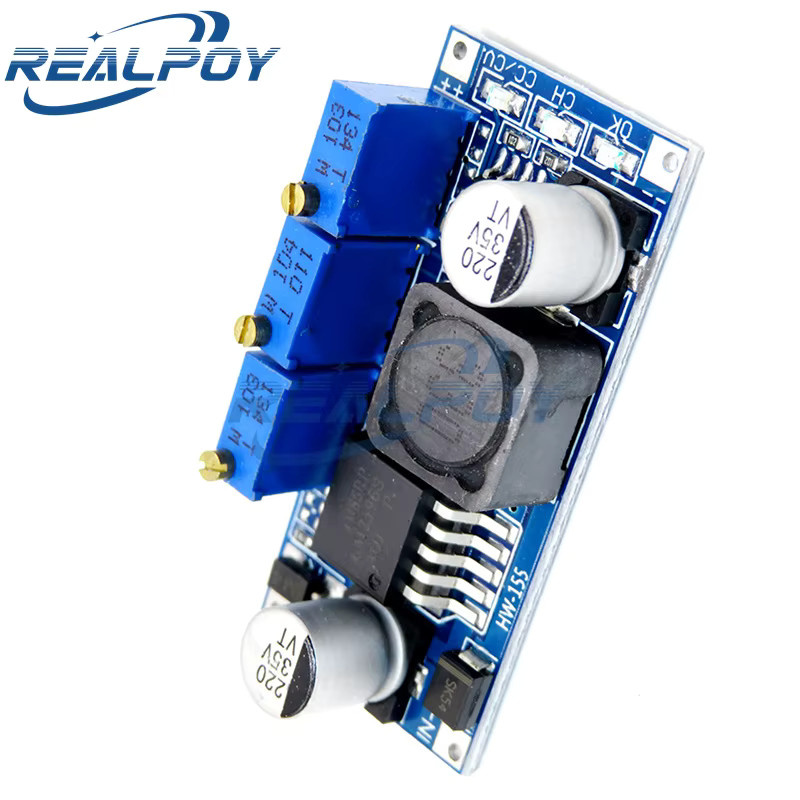 REALPOY LM2596 DC-DC Step-Down Modul blau, einstellbares CC/CV Netzteil und Batterie-Ladegerät mit konstantem Strom - Bild 2