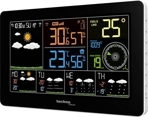 Technoline WD2700 WLAN-Wetterstation mit 4-Tage-Vorhersage und Unterstützung für bis zu 3 Sensoren - Bild 1