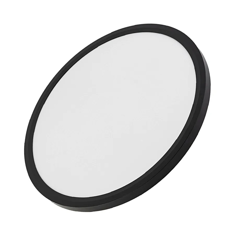 LUXULA LED Panel Rund Schwarz Durchmesser: 50 cm, 42W, CCT Warm- Neutral- Kaltweiß, 4200lm, IP20 Deckenleuchte Slim Design - Bild 2